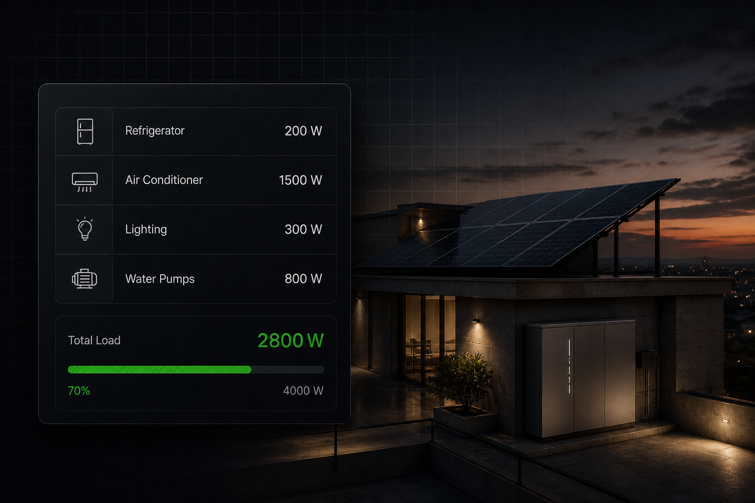 Energy calculator preview
